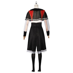 Mutsumi Ave Mujica BanG Dream Schwarzes Gothic Kleid Cosplay Kostuem Damen