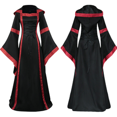 Kapuzen-Renaissance-Kleid – 5 Modelle inkl. Bodenhöhe, DAMEN