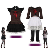 Mayu und Mio Fatal Frame Retro-Kimono-Set Cosplay Kostuem Damen