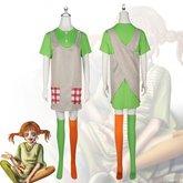 Pippi Pippi Longstocking Gestreifte Kniestruempfe Cosplay Kostuem Damen