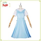 Akane Tendo Ranma Blaues Alltagskleid Cosplay Kostuem Damen