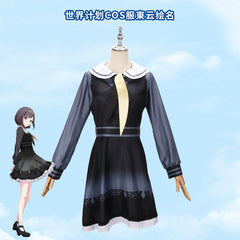 Project Sekai 25-ji Bühnen-Set Cosplay Kostuem Damen Dunkelblau