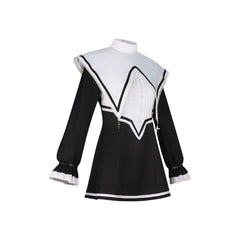 Akiyama Mizuki Project Sekai Nonnen-Kleid Cosplay Kostuem Damen Schwarz