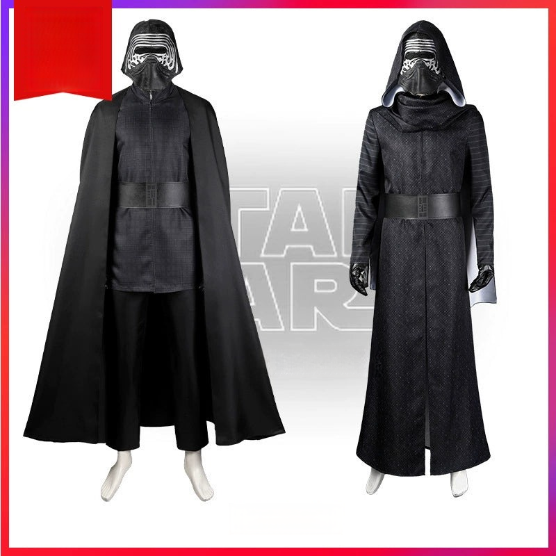 Kylo Ren Star Wars Sith-Kostüm Cosplay Kostuem Damen Schwarz