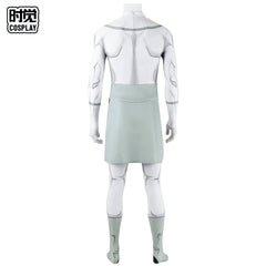Mark Grayson Invincible Heldenanzug Cosplay Kostuem Damen Weiß