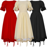 Steampunk-Kleid Plus – viktorianisches Gothic-Kleid, DAMEN