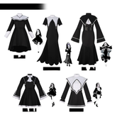 Shiomi Nono Project Sekai Nonnen-Kleid Cosplay Kostuem Damen Schwarz