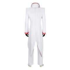 Lucifer Hazbin Hotel Anzug-Set Cosplay Kostuem Damen Weiß