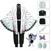 Demon Slayer Cosplay Kostüm Set - Kochou Shinobu (Komplettset)