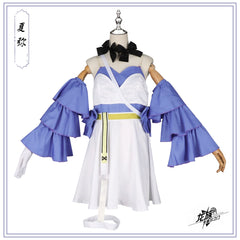 Xia Mi Dragon Raja Kampf-Alltagsoutfit Cosplay Kostuem Damen