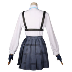 Takanashi Hoshino Blue Archive Schul-Set Cosplay Kostuem Damen Navyblau Weiß