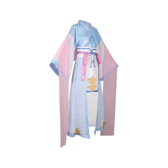 Takanashi Hoshino Blue Archive Hanfu-Kleid Cosplay Kostuem Damen Weiß