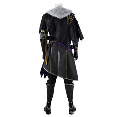 Verso Clair Obscur Expedition 33 Mantel Cosplay Kostuem Damen Schwarz Violett