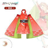 Kaguya Idol Bühnen-Kimono Cosplay Kostuem Damen Schwarz Weiß
