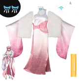 Que Er CN Comics Wolkenfluss-Kostuem Cosplay Kostuem Damen