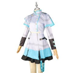 Kasane Teto Vocaloid Kleid-Set Cosplay Kostuem Damen Rot