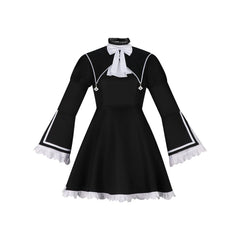 Shiomi Nono Project Sekai Nonnen-Kleid Cosplay Kostuem Damen Schwarz