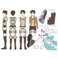 Survey Corps Gear Attack on Titan Guertel-Rig-Set Cosplay Kostuem Damen