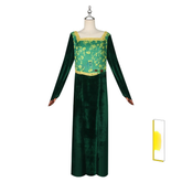 Fiona Princess Shrek Gruenes Prinzessinnenkleid Cosplay Kostuem Damen