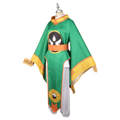 Li Syaoran CardCaptor Sakura Gruener Anzug Set Cosplay Kostuem Damen