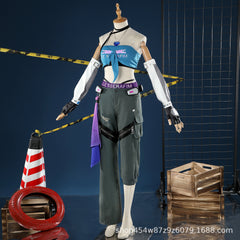 D.Va Overwatch Stage Outfit Cosplay Kostuem Damen