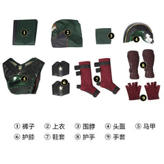 Soldier Boy The Boys Anzug Cosplay Kostuem Damen Gruen Gold