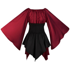 Renaissance Kleiderdame Halloween & Mittelalter Renaissance Kleid Cosplay Kostuem Damen