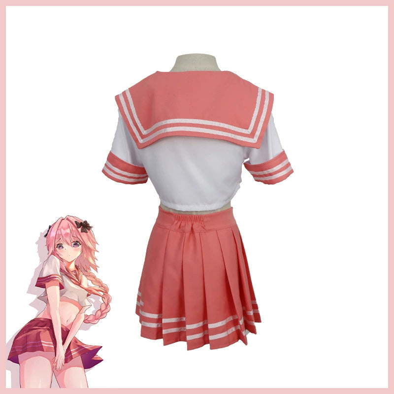 Astolfo Wig Fate Grand Order Seefahrer Uniform Cosplay Kostuem Damen