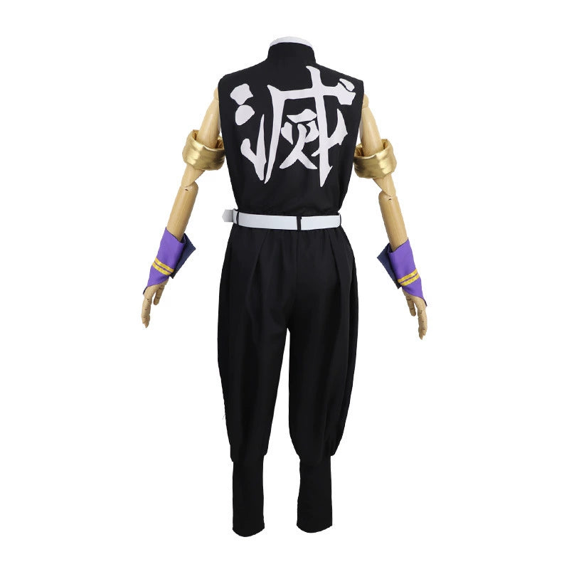 Tengen Uzui Demon Slayer Jäger-Uniform Cosplay Kostuem Damen Mehrfarbig
