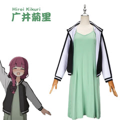 Gotoh Hitori Bocchi the Rock! Rosa Trackjacke Set Cosplay Kostuem Damen