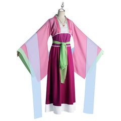 Maomao The Apothecary Diaries Fest-Hanfu Cosplay Kostuem Damen Rosa Violett