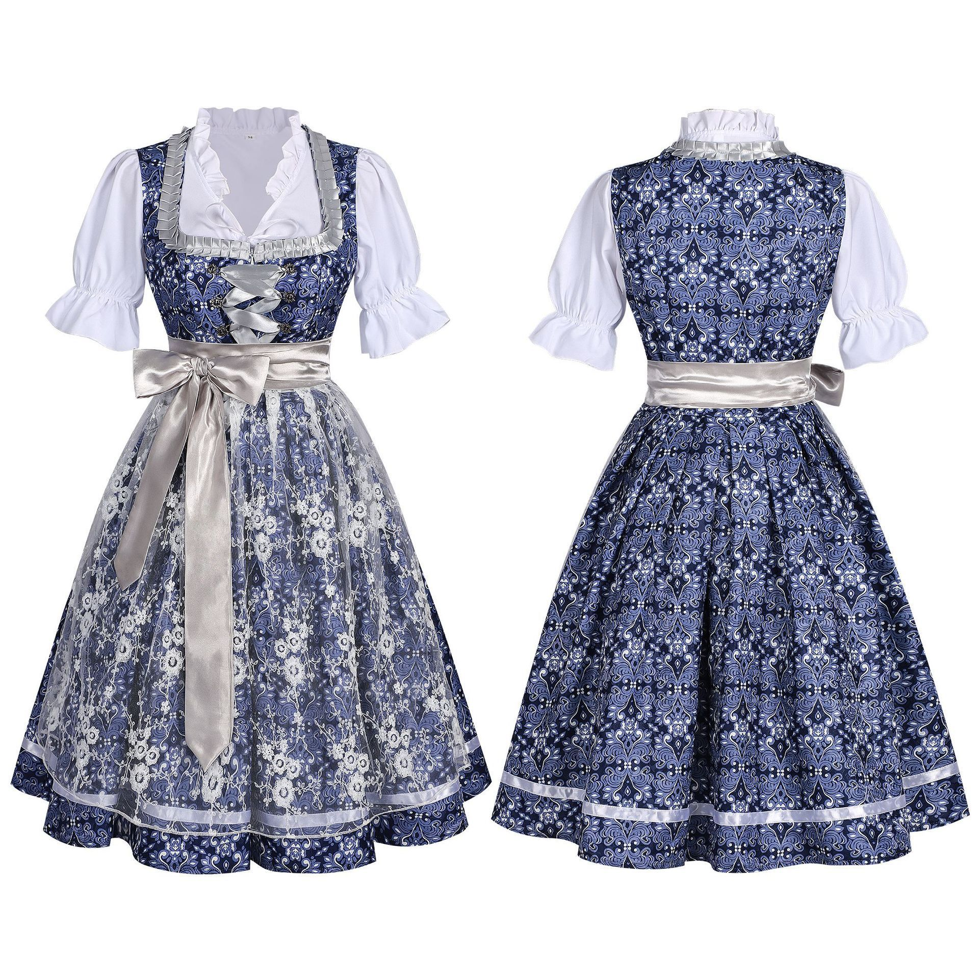 Bayerisches Dirndl floralk – Maid-Kleid Wiesn, DAMEN