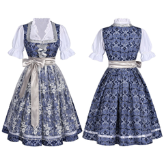 Bayerisches Dirndl floralk – Maid-Kleid Wiesn, DAMEN