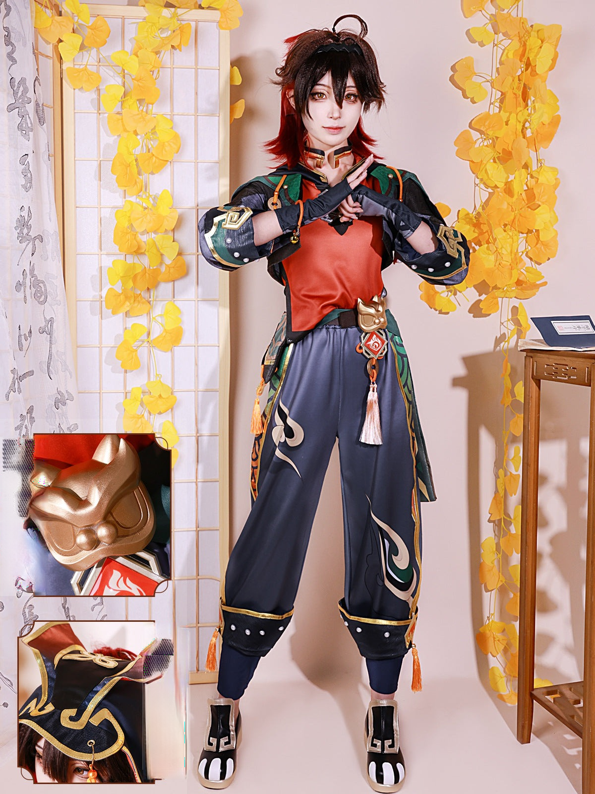 Genshin Impact Gaming Kostüm Set