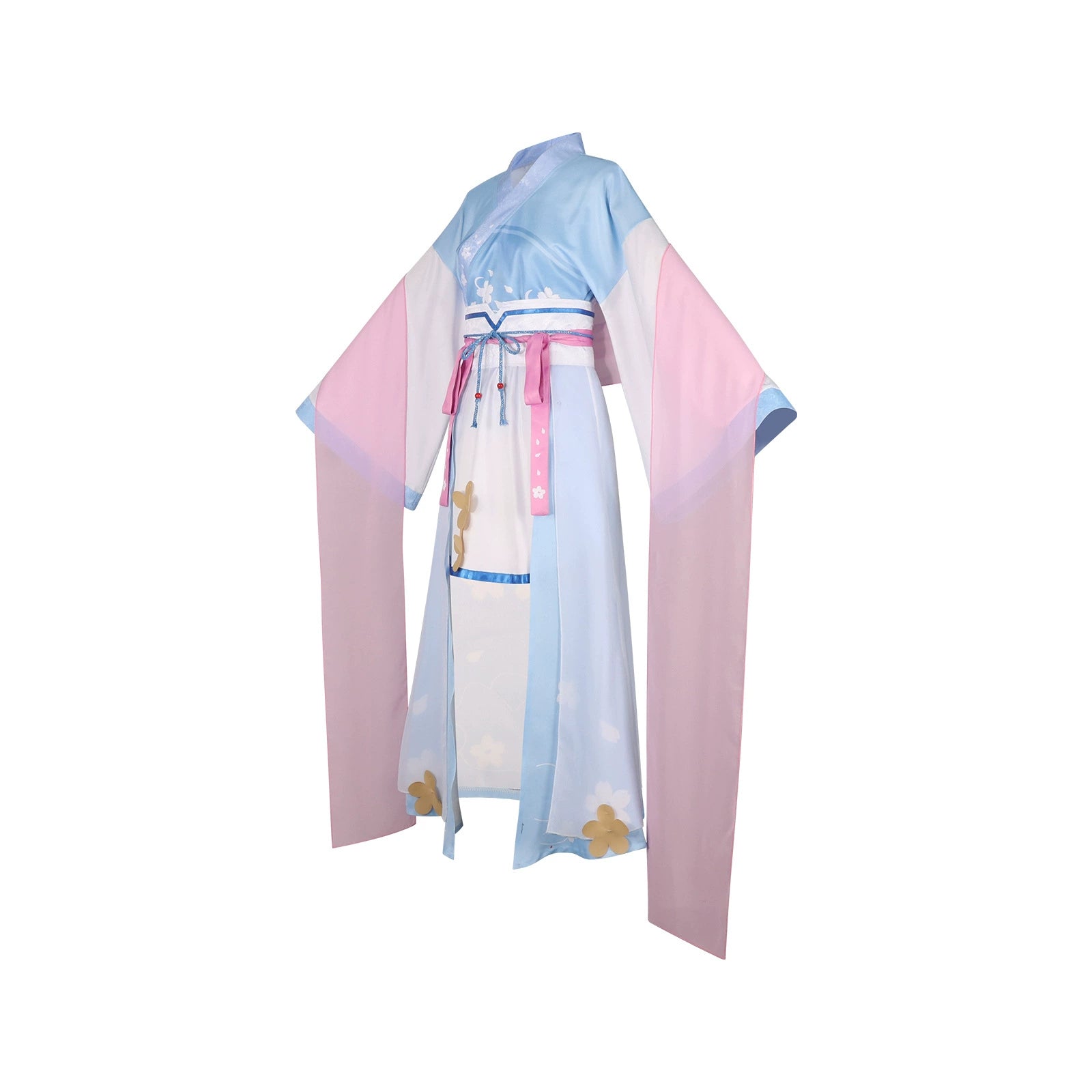 Takanashi Hoshino Blue Archive Hanfu-Kleid Cosplay Kostuem Damen Weiß