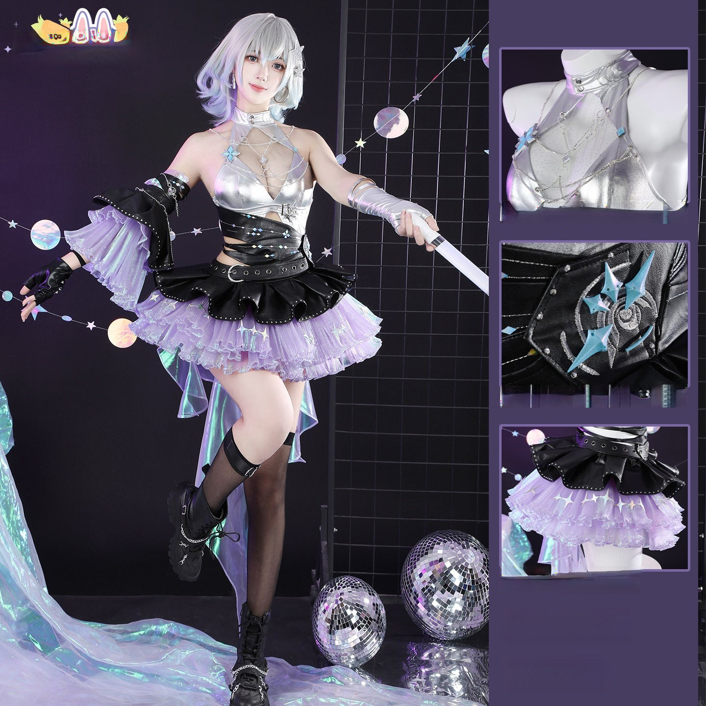 Naraka Bladepoint Band Outfit Cosplay Kostuem Damen