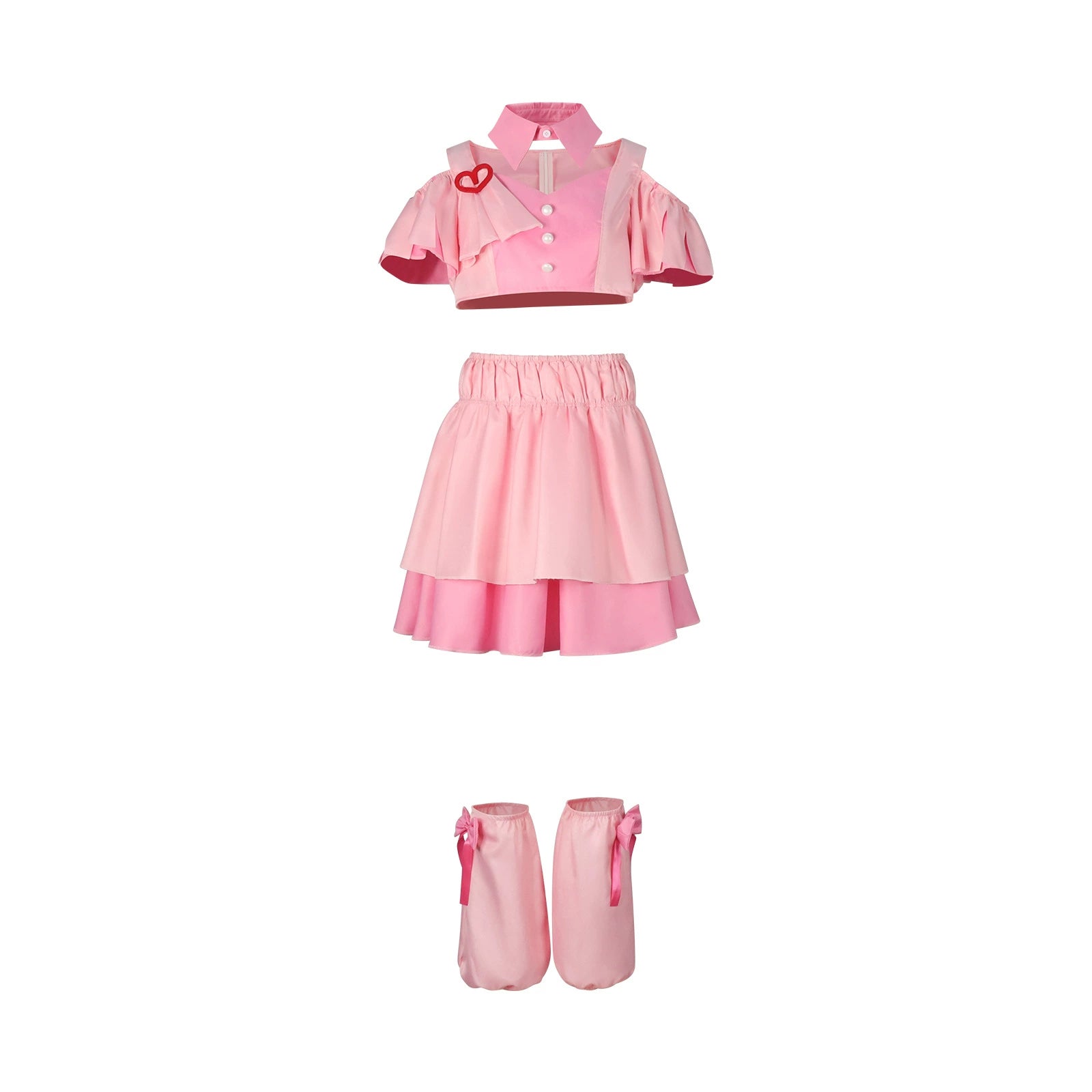 Anniversary Outfit Umamusume Pinkes Buehnenkleid Cosplay Kostuem Damen