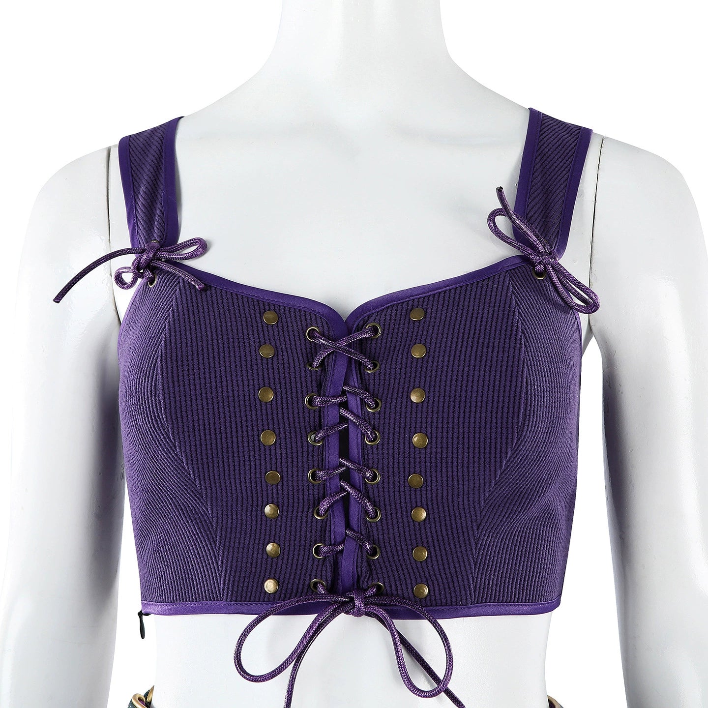 Nico Robin One Piece Kleid Cosplay Kostuem Damen Violett