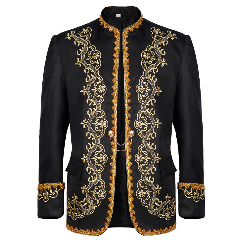 Gold-Dinnerjacket – viktorianischer Smoking für Hochzeit & Bühne, HERREN