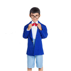 Kaito Wig Set Detective Conan Mantel mit Perücke Cosplay Kostuem Damen