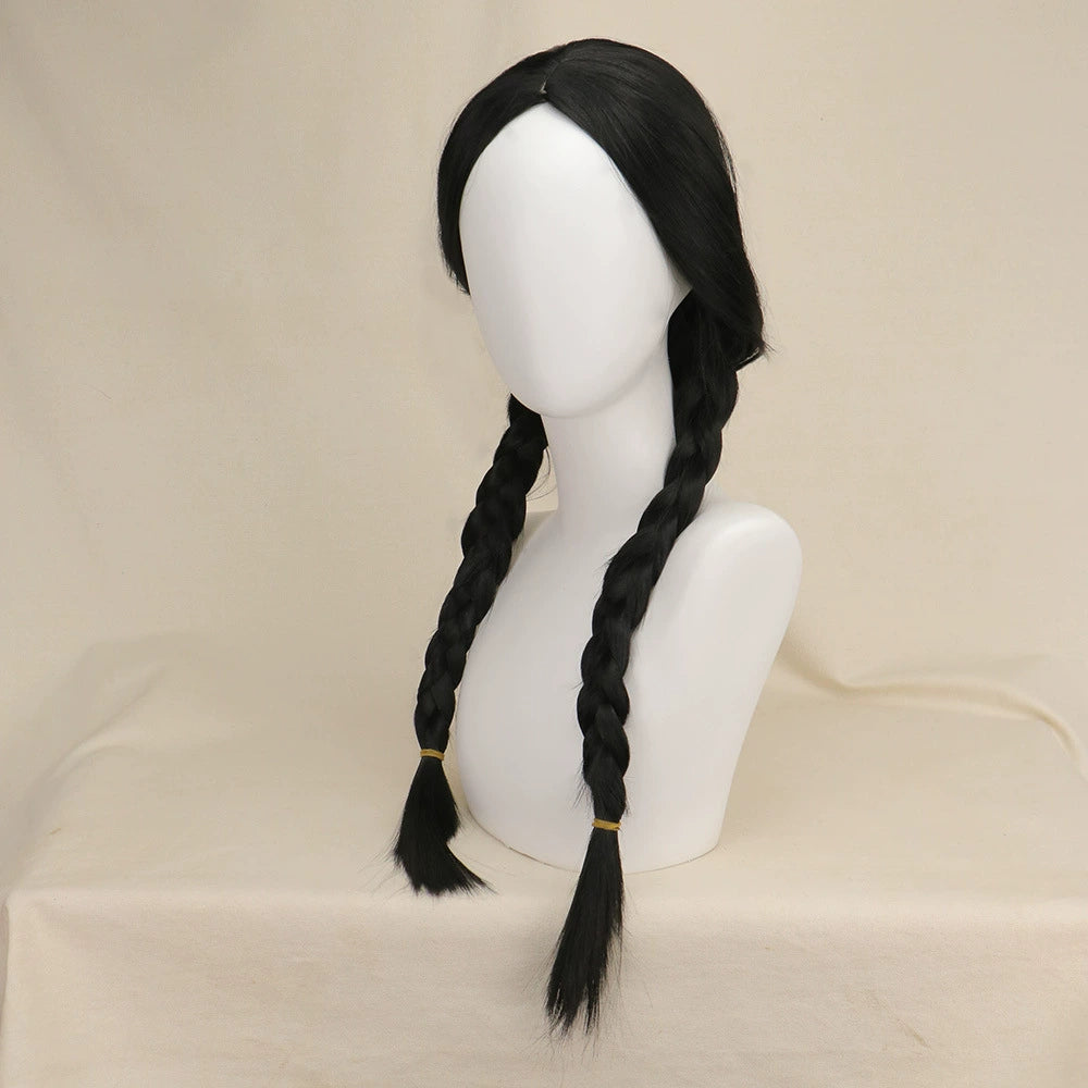 Wednesday Cosplay Peruecke Damen