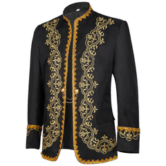 Gold-Dinnerjacket – viktorianischer Smoking für Hochzeit & Bühne, HERREN