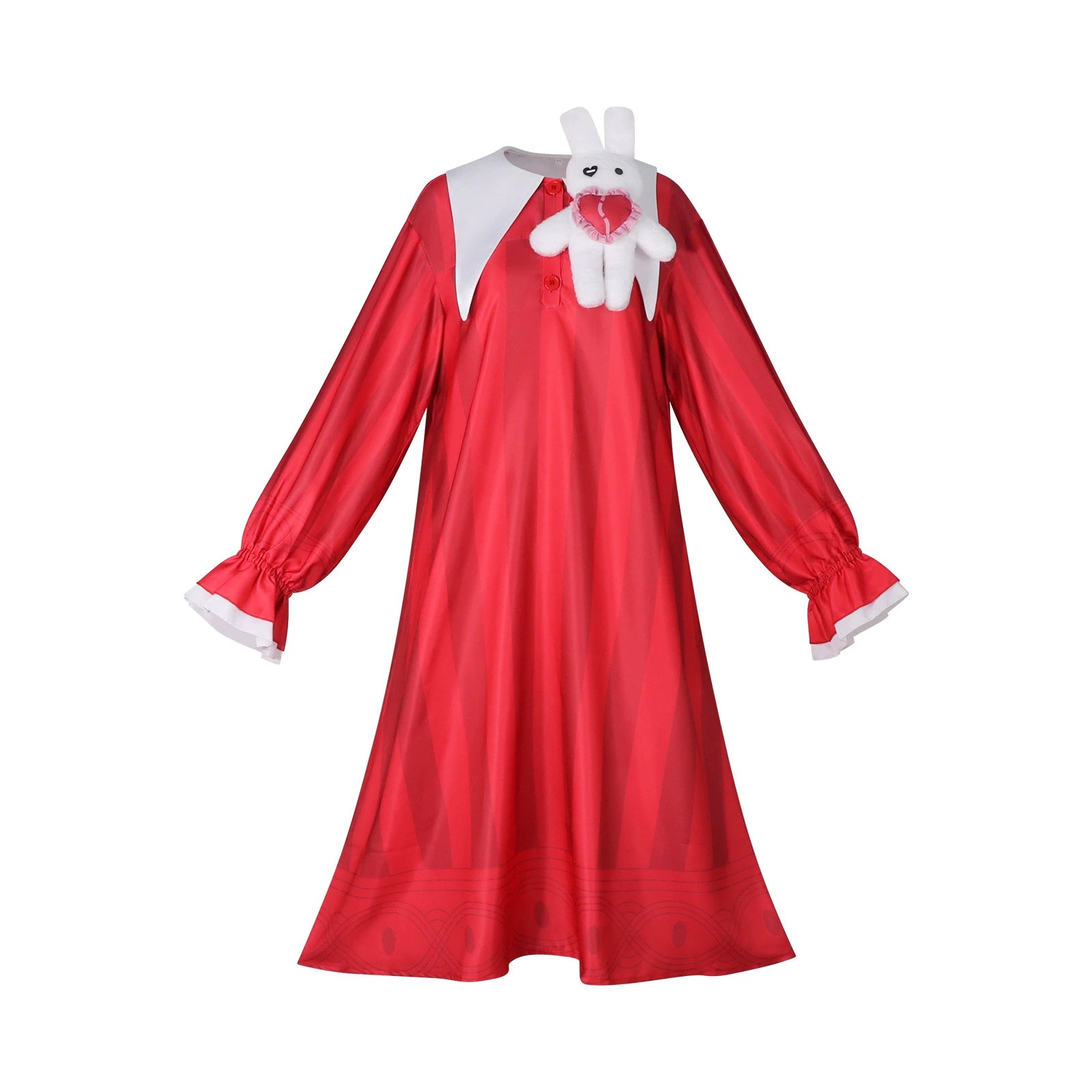 Dorothy Eggy Eggy Party Rotes Kleid Cosplay Kostuem Damen