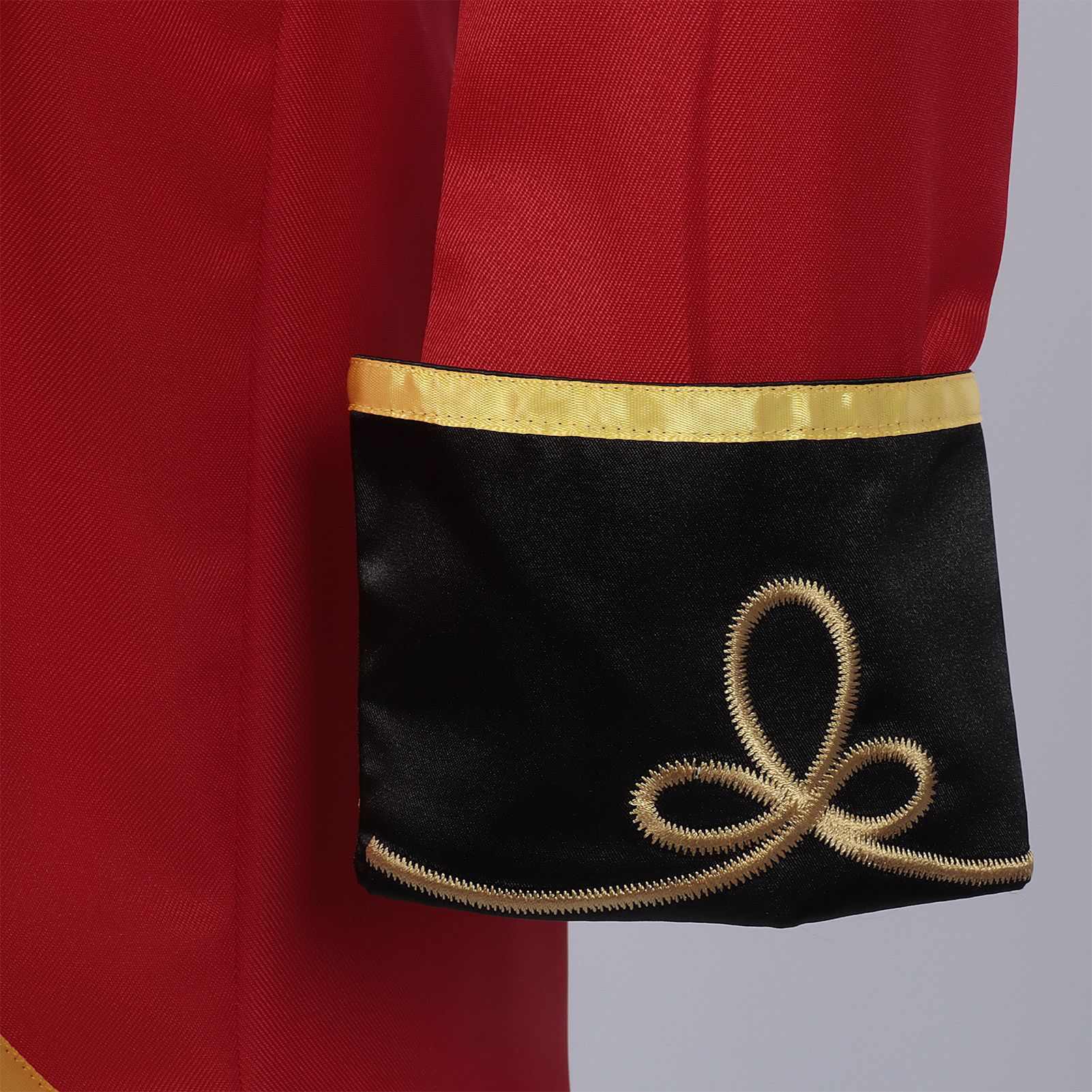 Roter Stehkragen-Mantel – Mittelalter Bühnenjacke, HERREN