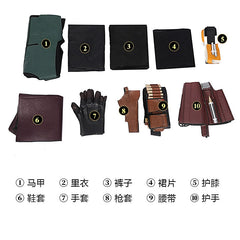 Boba Fett Star Wars Ruestung Cosplay Kostuem Damen Gruen Schwarz