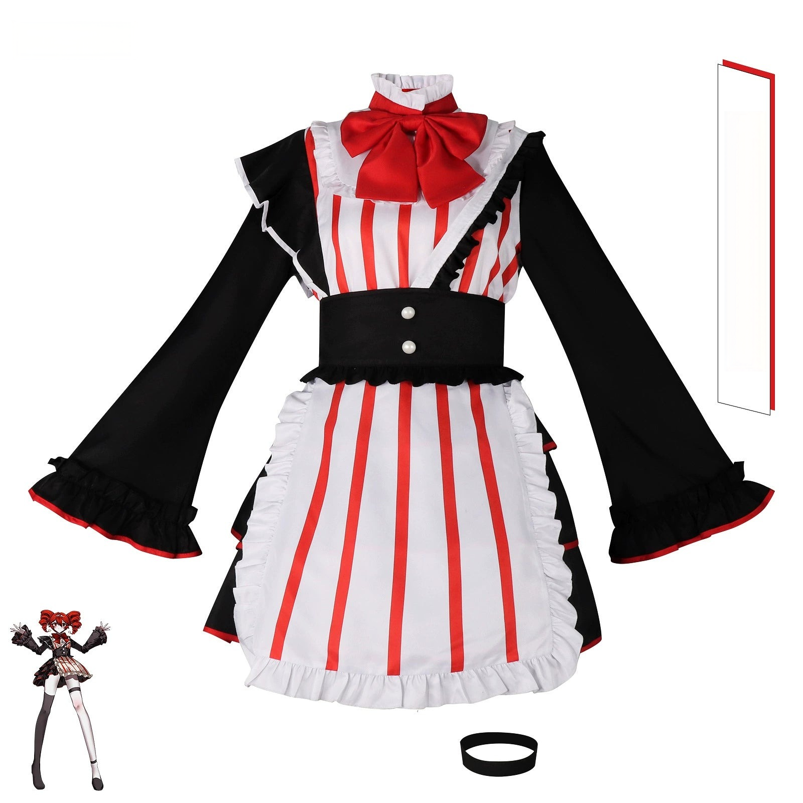 Kasane Teto New Vocaloid Virtual Diva Outfit Cosplay Kostuem Damen