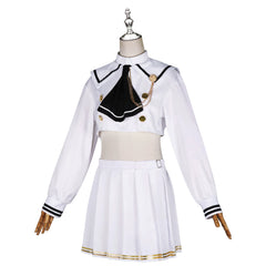 Janus Azur Lane JK-Uniform Cosplay Kostuem Damen Weiß Blau