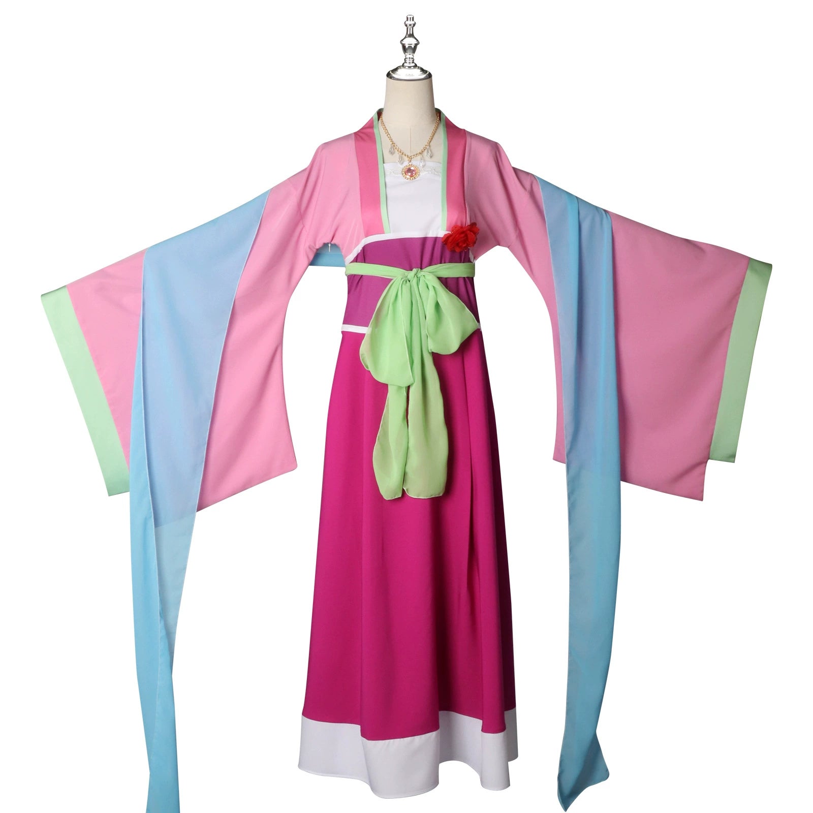 Maomao The Apothecary Diaries Damen-Hanfu Cosplay Kostuem Damen Rosa Violett
