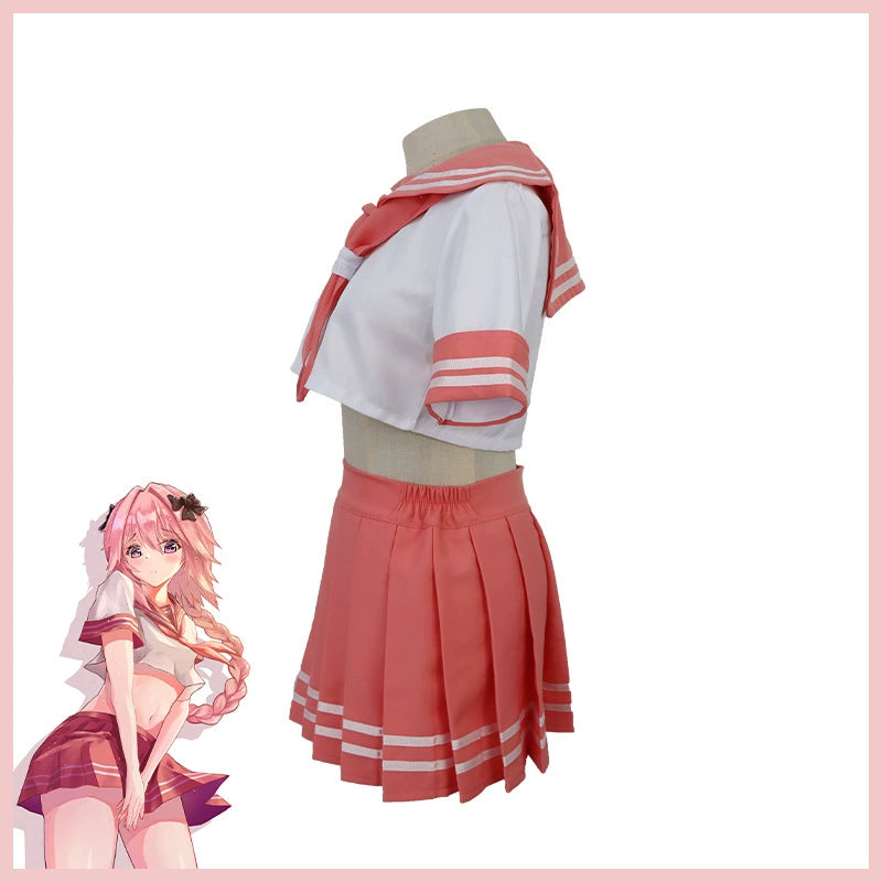 Astolfo Wig Fate Grand Order Seefahrer Uniform Cosplay Kostuem Damen