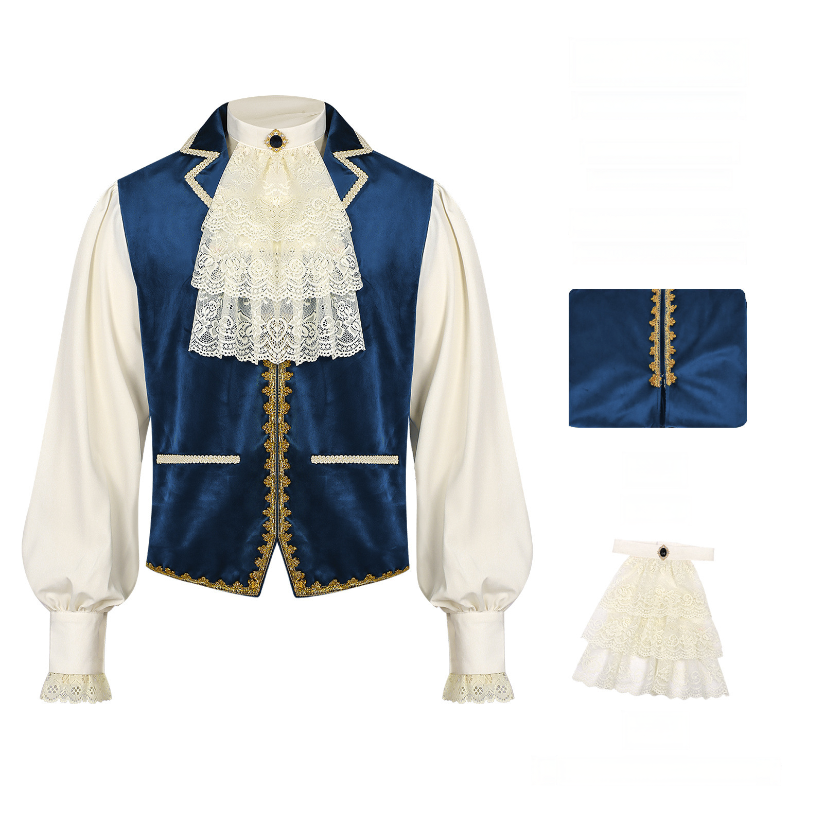 Prinz-Jackett 2 – Hofrock-Blazer in 3 Farben, HERREN